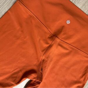 Lululemon Burnt Orange leggings size 12